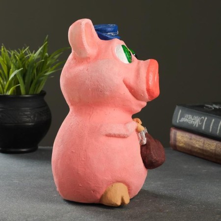 Piggy bank "Picky in a hat" 17x14x23cm-3