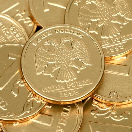 Confectionery "ruble" in the bank, 6 g-3