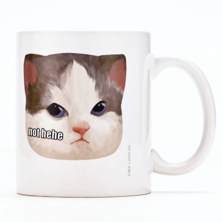 Ceramic mug with sublimation is expensive “Hehe”, 320 ml-3