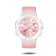 Watch of nursery, d-4.5 cm, silicone strap, 3 atm, pink