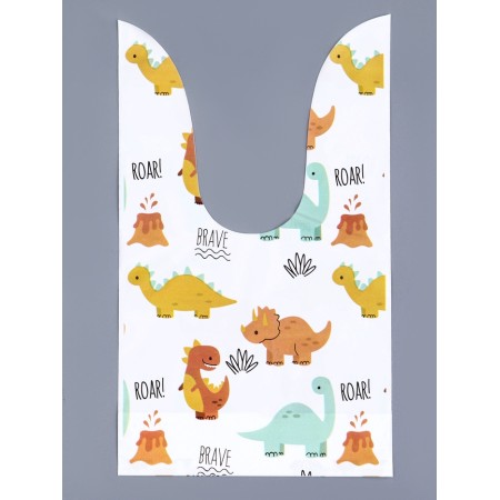 Polyethylene gift package with ears "Dinosaurs", 13 x 23 cm-2
