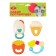 A set of rattles "Sweets", with elastic elements, 4 pcs, crumb I