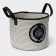 Ladom Sweet Home storage basket, manual weaving, 31 × 31 × 24 cm, white color