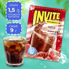 Soluble drink invite cola, 9 g