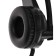 Qumo Halo headphones, game, microphone, 2x3.5+usb, 2m, backlight, black