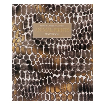 Notebook of 48 sheets in the Animal Print cage, cover coated cardboard, SoftTouch lamination, offset block, 4V mix-3