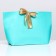 Gift package with a tape of 30 x 27.5 x 12 cm "turquoise"
