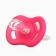 Set: nipple - dummy with the holder "Elephant", anatomical +6 months, pink color
