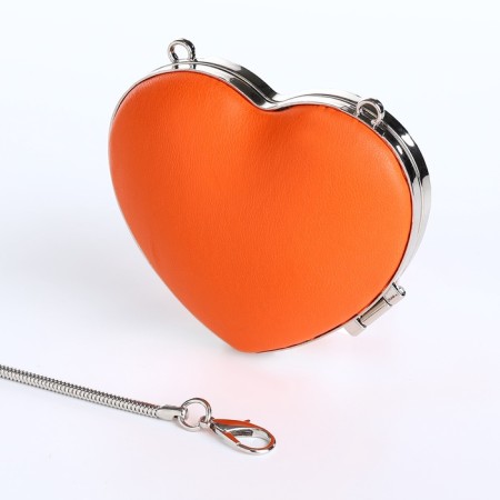 Female bag on a magnet, orange color-8