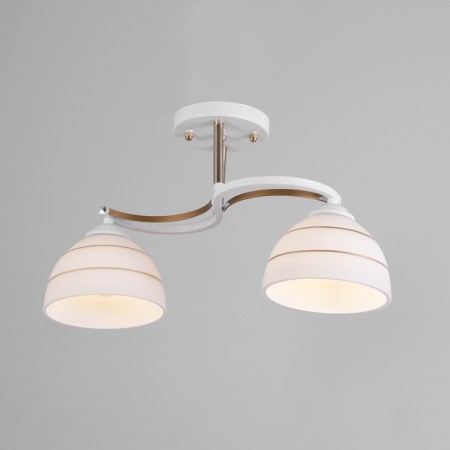 Rina chandelier 2he27 40W white-gold 40x28 cm-1