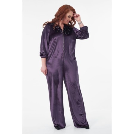 Combineson female, size 54, purple color-1