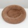 Lesser for dogs and cats, long fur, 80 x 80 x 25 cm, brown