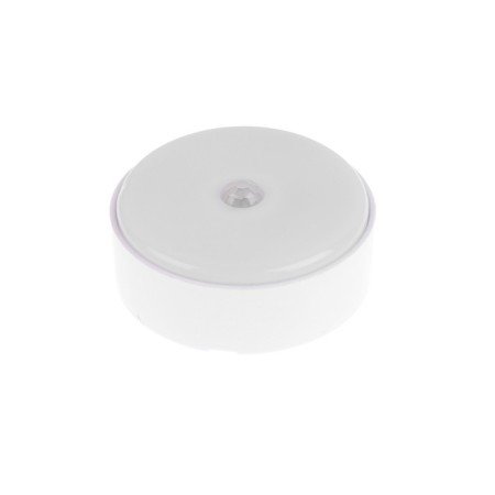 LED lamp with a motion sensor, circle, 6 LED, 2 watts, from bat. 3*aaa, 6500k, white 942457