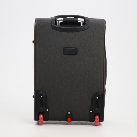 Small 24 suitcase "on lightning, code castle, with extension, brown color-6