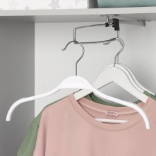 Clothing shoulders, size 40-44, anti-slip shoulders, white color