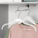 Clothing shoulders, size 40-44, anti-slip shoulders, white color