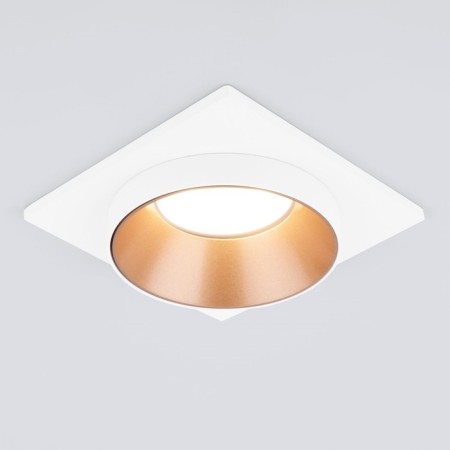 Lumina -Intocular Elektrostandard, Solas, 92x92x42 mm, GU10, Golden, white color
