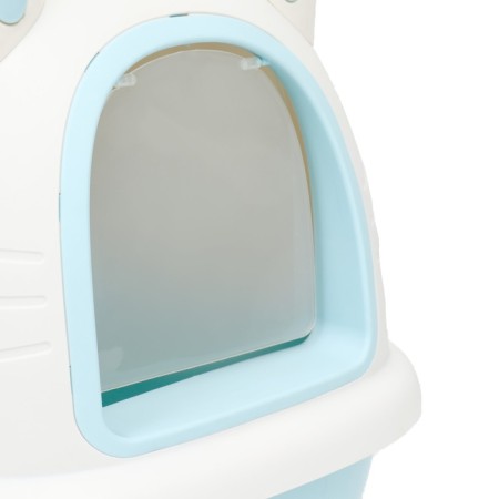 Domik toilet with a removable stand for a scoop, 50 x 40 x 41 cm, blue-4
