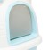 Domik toilet with a removable stand for a scoop, 50 x 40 x 41 cm, blue
