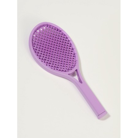 Comb massage oval for drying hair 24*10cm violet suspension QF-2