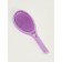 Comb massage oval for drying hair 24*10cm violet suspension QF