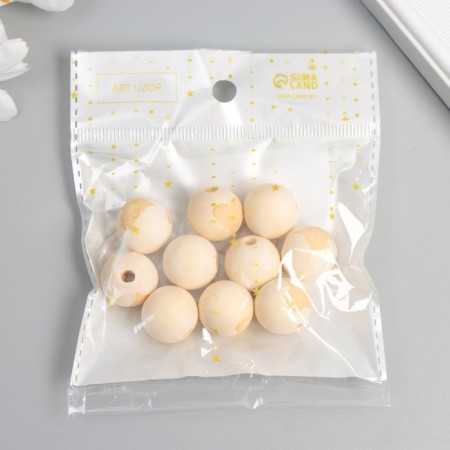 Busina tree for creativity "Round. Heart" d = 1.8 cm set 10 pcs-2