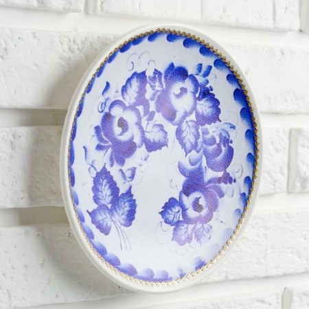 Decorative plate "Gzhel drawing", d = 20 cm-3