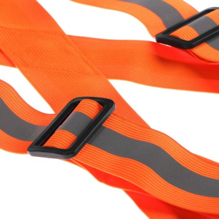 Signal vest, reflecting with adjustable size, orange-2