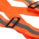 Signal vest, reflecting with adjustable size, orange