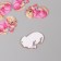 Acryl's decor for the work "Puppy in a pajamas sleeps sweetly with a bone" 2.5x3.4x0.2 cm