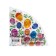 Easter round napkins paper Art Bouquet Rondo "Watercolor Eggs", 1 layer, d = 32 cm, 12 pcs