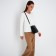 Bag Cross-Bodi with a zipper, black color