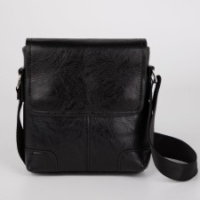 Male bag, black color