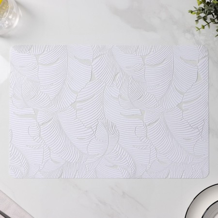 Set of serving napkins "Mirage", 4 pcs, 30 × 45 cm, white color-3