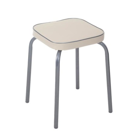 Stool "Factory-3" TF03/SK, ivory
