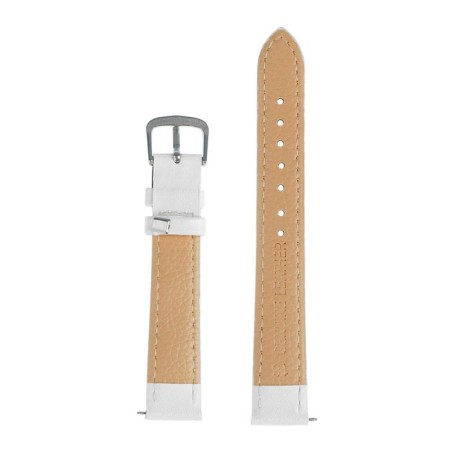Solomon watch strap, 16 mm, genuine leather, L-20 cm, white-2