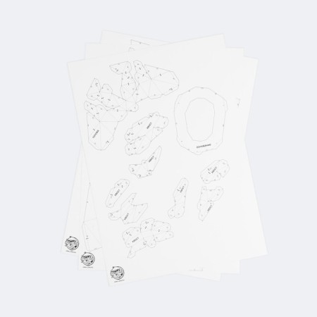 Set for creating a polygonal figure "Cat", 32.5 x 44 cm-5