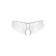 Erotic lace panties, white, size 46-48