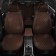 Auto-Cherkhly for Skoda Octavia A7 since 2013-2017, hatchback, sedan, station wagon, perforation, eco-leather, chocolate color