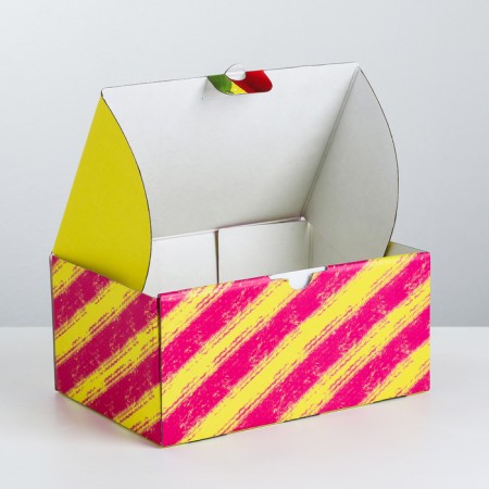 Box - Penal, Gift packaging, “Bright Birthday”, 22 x 15 x 10 cm-1