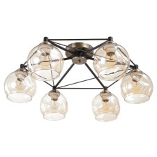 Chandelier 6591208/6 E27 40W Black-Bronza 60x60x23 cm Bayerlux