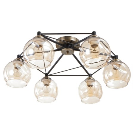 Chandelier 6591208/6 E27 40W Black-Bronza 60x60x23 cm Bayerlux