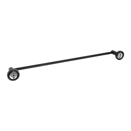 ACCOONA towel holder is a single, 60 cm, black color, brass-1