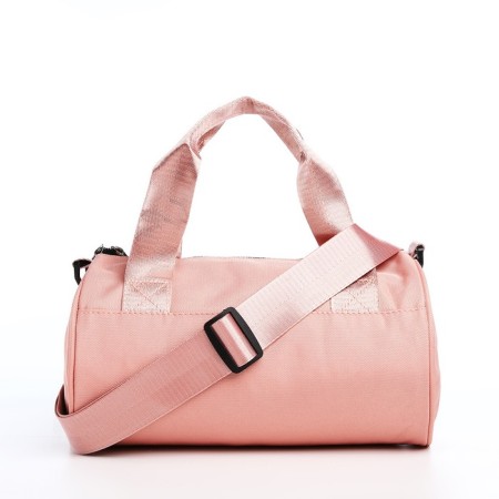 Youth bag with a zipper, pink color-4