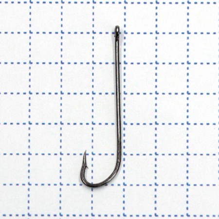 The hook KOI LONG PlainShank, size 10 Int, BN color, 10 pcs.
