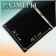 Photo album on rings 30 sheets "Drawn flowers" Black sheets 18.5x18.5 cm