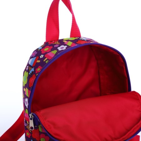Baby backpack on lightning, pink color-5