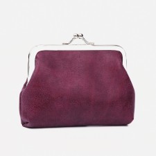 Women's wallet on the farmar, purple color