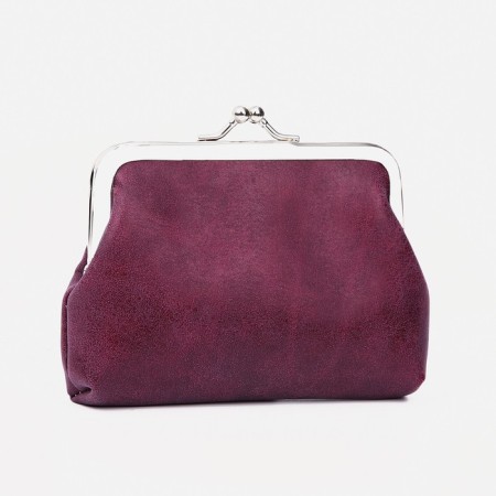 Women's wallet on the farmar, purple color