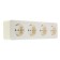The kuntsevo socket Tim 8051, 16 A, 250 V, four -seater, with salary, ivory color